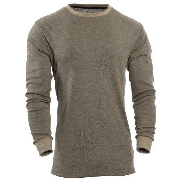 DRIFIRE FR Long Sleeve TECGEN T-Shirt in Tan
